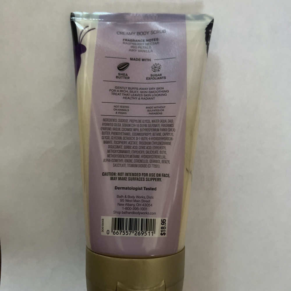 Bath and Body Works BUTTERFLY Creamy Body Scrub 8 OZ - Picture 2 of 2
